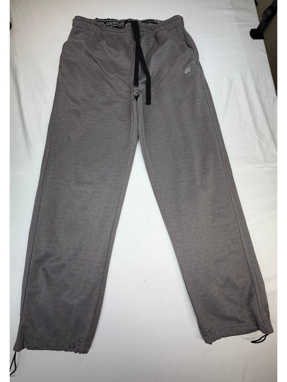Colesseum Athletics Men's Sweatpants Drawstring Waist Gym Track Size Large Grey